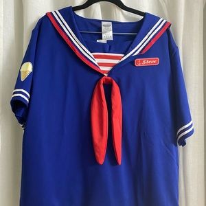 Adult Steve Scoops Ahoy Costume - Stranger Things